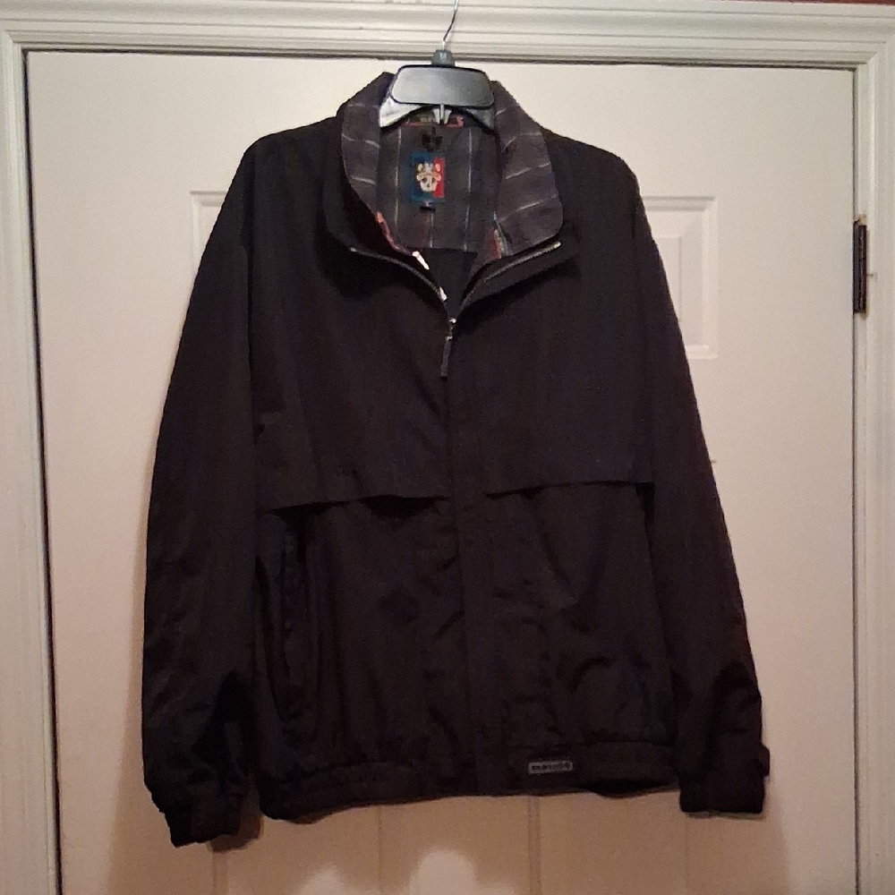 Men's Black Sunice Golf Windbreaker Jacket